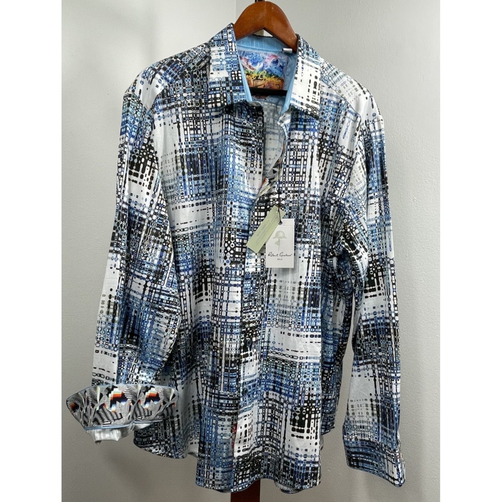 Robert Graham Men's Cape Sim Long Sleeve ‎ Shirt NWT 2XL